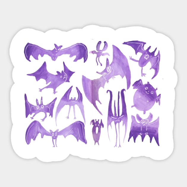 Batty Sticker by RachelMSilva